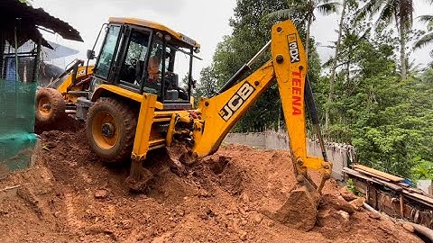 Jcb 3dx shows stunt to rescue from muddy pit #jcb #jcb3dx #jcb5cx #jcbcartoon #jcbtractor #jcbparts