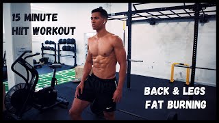 15 MIN HIIT WORKOUT BACK & LEGS + POST WORKOUT SHAKE by Simon Brandon 55 views 3 years ago 13 minutes, 19 seconds