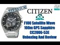 GPS Wow! | Citizen F100 Satellite Wave 100m GPS CC2006-53E, CC2004-08E & CC2004-59E Unbox & Review