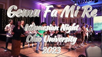 Gemu Fa Mi Re - Indonesian Night Ohio University 2023