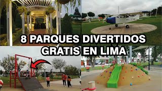 Fuimos en busca de 8 parques GRATUITOS e INTERESANTES  (LIMAPERÚ)