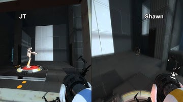 Portal 2 Co-op: Incomplete splitscreen series: part 1