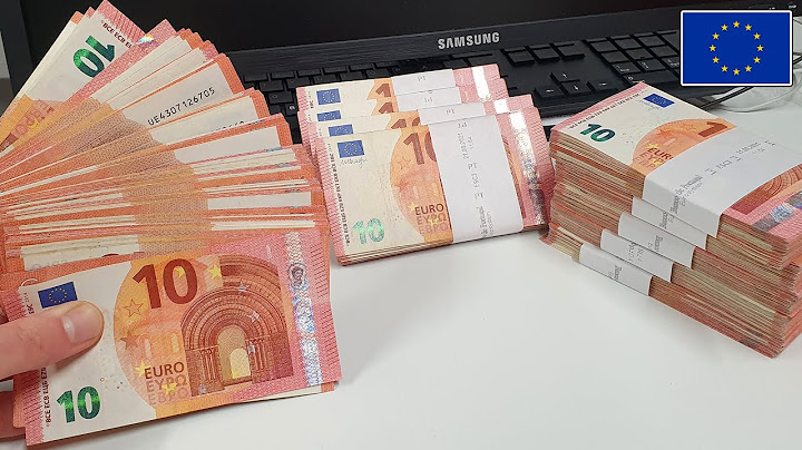 Unboxing 10000€ Banknotes (Euro Money Review)