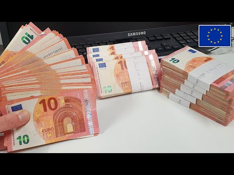 Unboxing 10000€ (Euro Money Review)