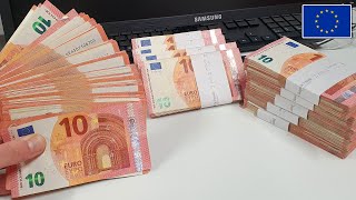 Unboxing 10000€ (Euro Money Review)