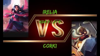 Irelia vs Corki (MID)| KDA 11/2/3 | Triple Kill |Parche 10.14