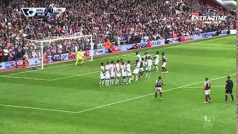 Free Kick Goal Dimitri Payet - west ham vs crystal palace