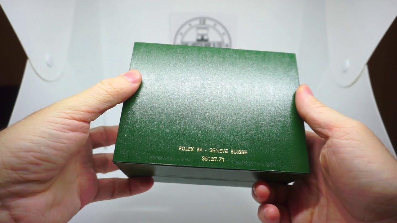 bronze lave et eksperiment personale ROLEX SA - UNBOXING THE WATCH BOX MODEL 39137.71 - THE WATCH BOX AND  COMPANY - YouTube