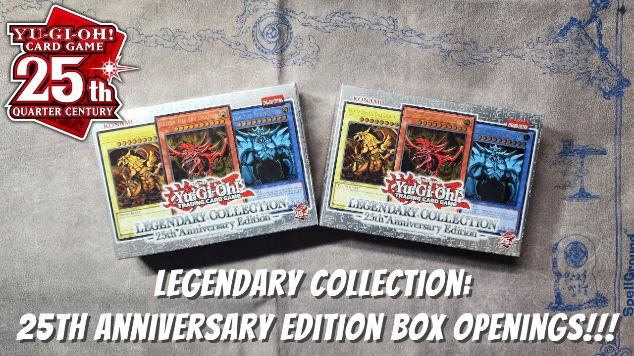 レジェンダリーコレクション 25th 3BOX Yugioh Legendary Collection: 25th Anniversary Edition