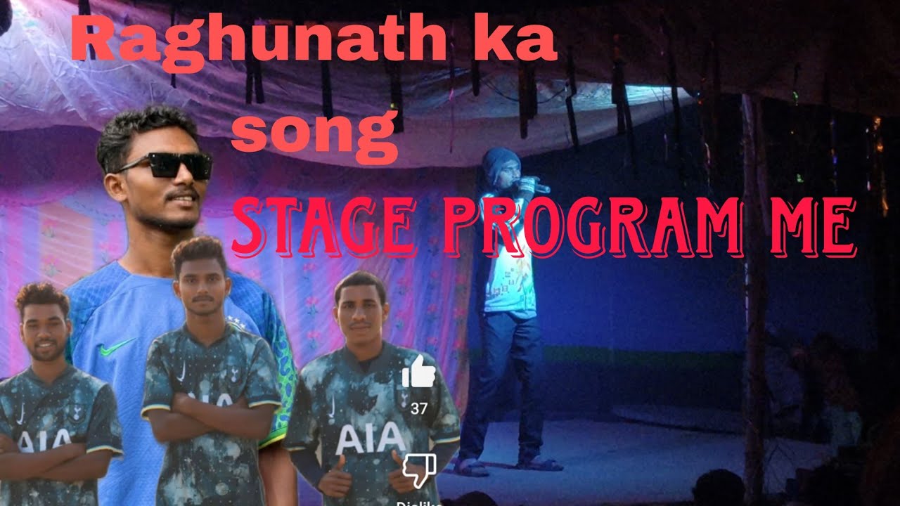 RAGHUNATH KA STAGE PROGRAM NIGHT ME AT BANGAMA BAHUT HI ACHA SONG GAYA RAGHUNATH MURMU MAJESH VLOG 