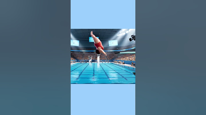fat girl jumping into the pool 🌊🫧 #animation
