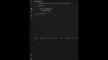 Python Find Maximum Score Without Using Max Function | Python #coding #max #python #for #learning