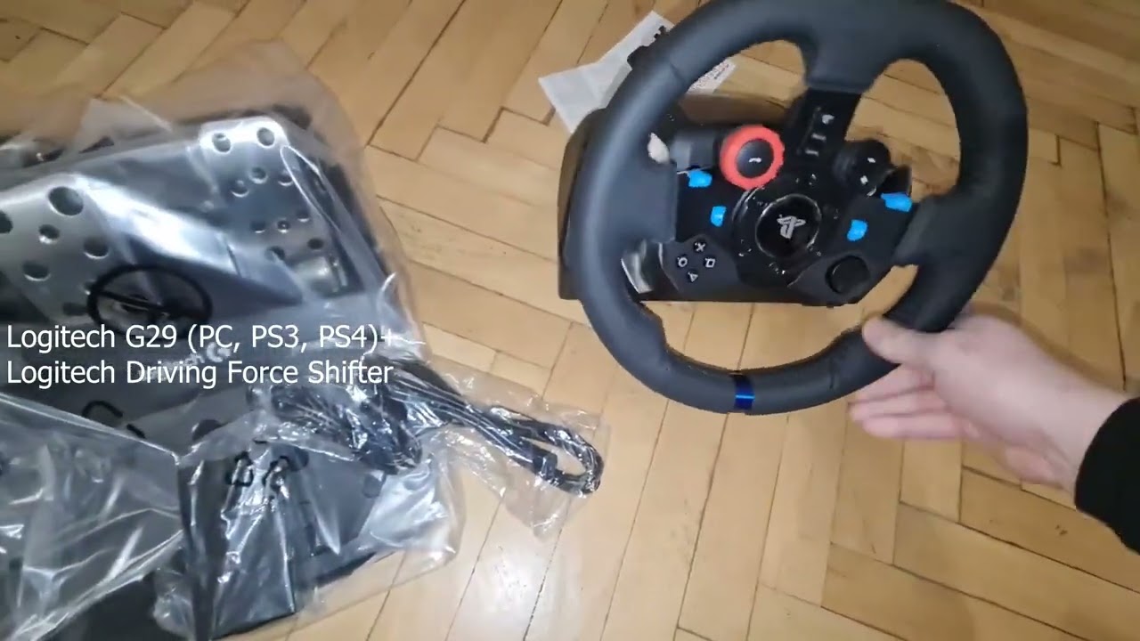 Logitech G29 PC, PS3, PS4 + Logitech Driving Force Shifter