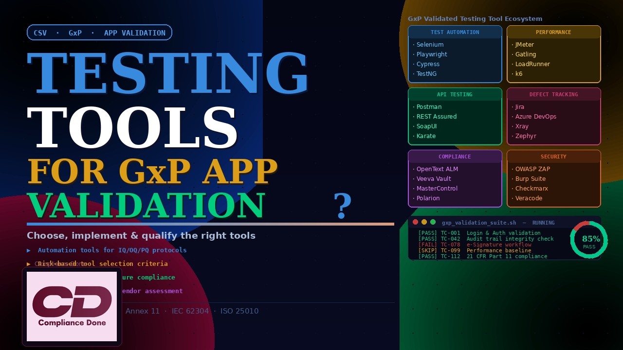 Testing Tools for GxP App Validation - YouTube