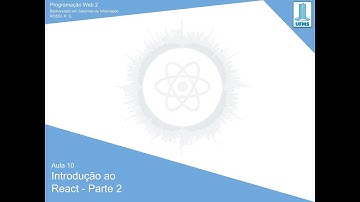 Programação Web II - Aula 10 - React - Parte 7 - Estrutura do projeto e o componente Logo