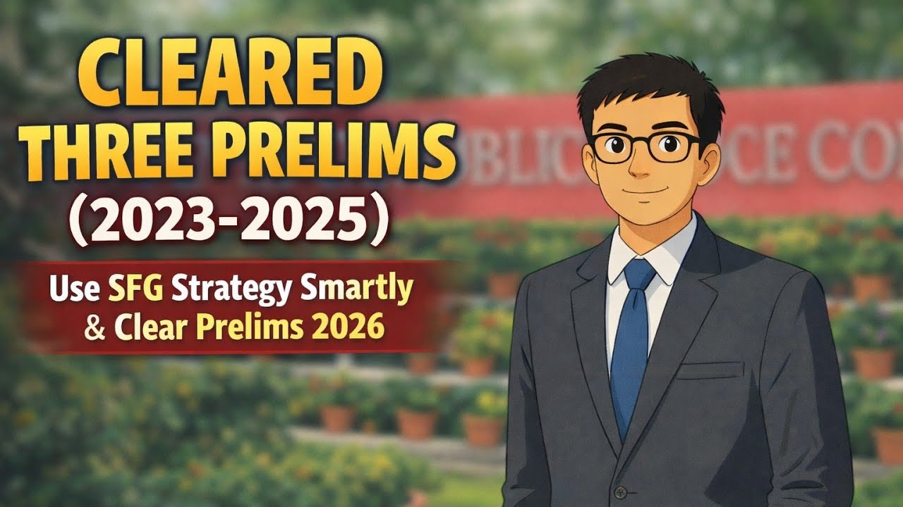 How I Cleared UPSC Prelims 3 Times in a Row(2023-24&25) Using Forum IAS SFG | SFG Strategy for 2026