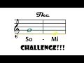 The So Mi Challenge