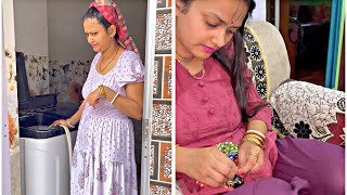 सबह नहन क बद क मर रटन House Cleaning Vlog Indian Mom Saree Indian Vlog 