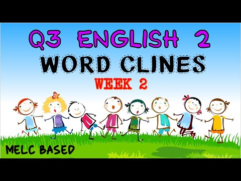 Βίντεο: Τι είναι το word clines;