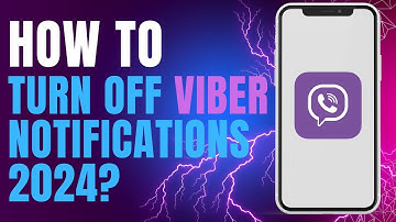 How to Turn Off Viber Notifications 2024?