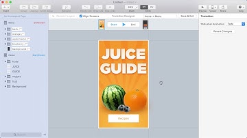 Bouncy Menu Transition