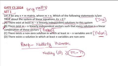 ENGINEERING MATHEMATICS GATE CS PYQ 2024