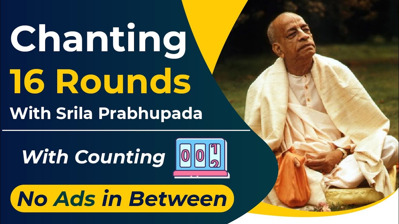 Prabhupada Japa 16 rounds  Prabhupada Chanting 16 rounds  Prabhupada Japa Video No Ads in between