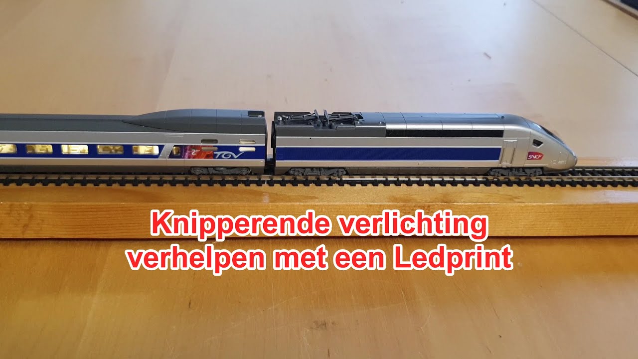 Knipperende verlichting in rijtuigen verhelpen met Ledprint