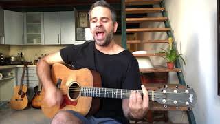 Video thumbnail of "Space Oddity (David Bowie)- Acoustic Cover by Yoni (+Tutorial & Tabs)"