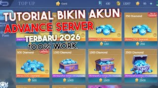 CARA BIKIN AKUN ADVANCE SERVER TERBARU 2026