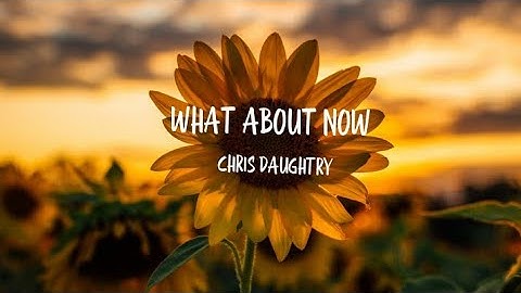 WHAT ABOUT NOW LYRICS - Chris Daughtry