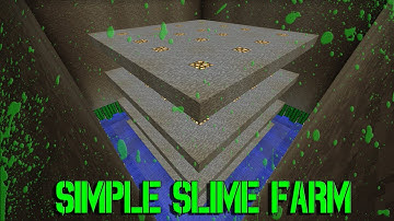 Simple Slime Farm [1.8] | Vanilla Minecraft