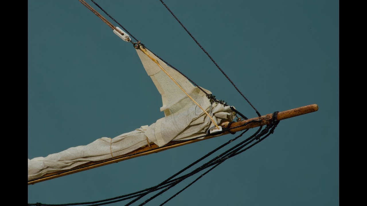 how to make model yacht sails