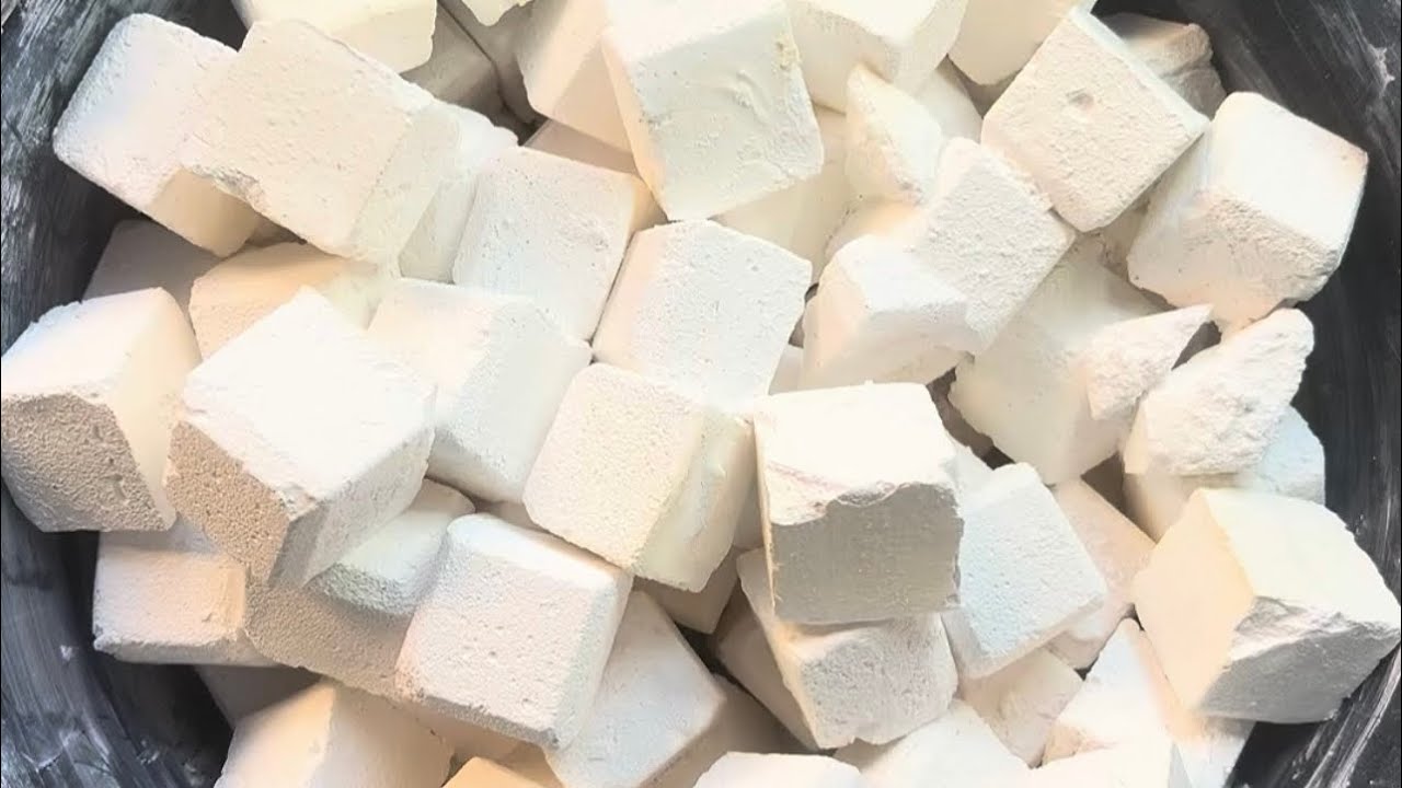 Reform cubes | asmrgymchalk | crunchy | powdery | satisfying | please subscribe 