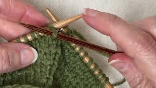 knitting M1BR - M1BL