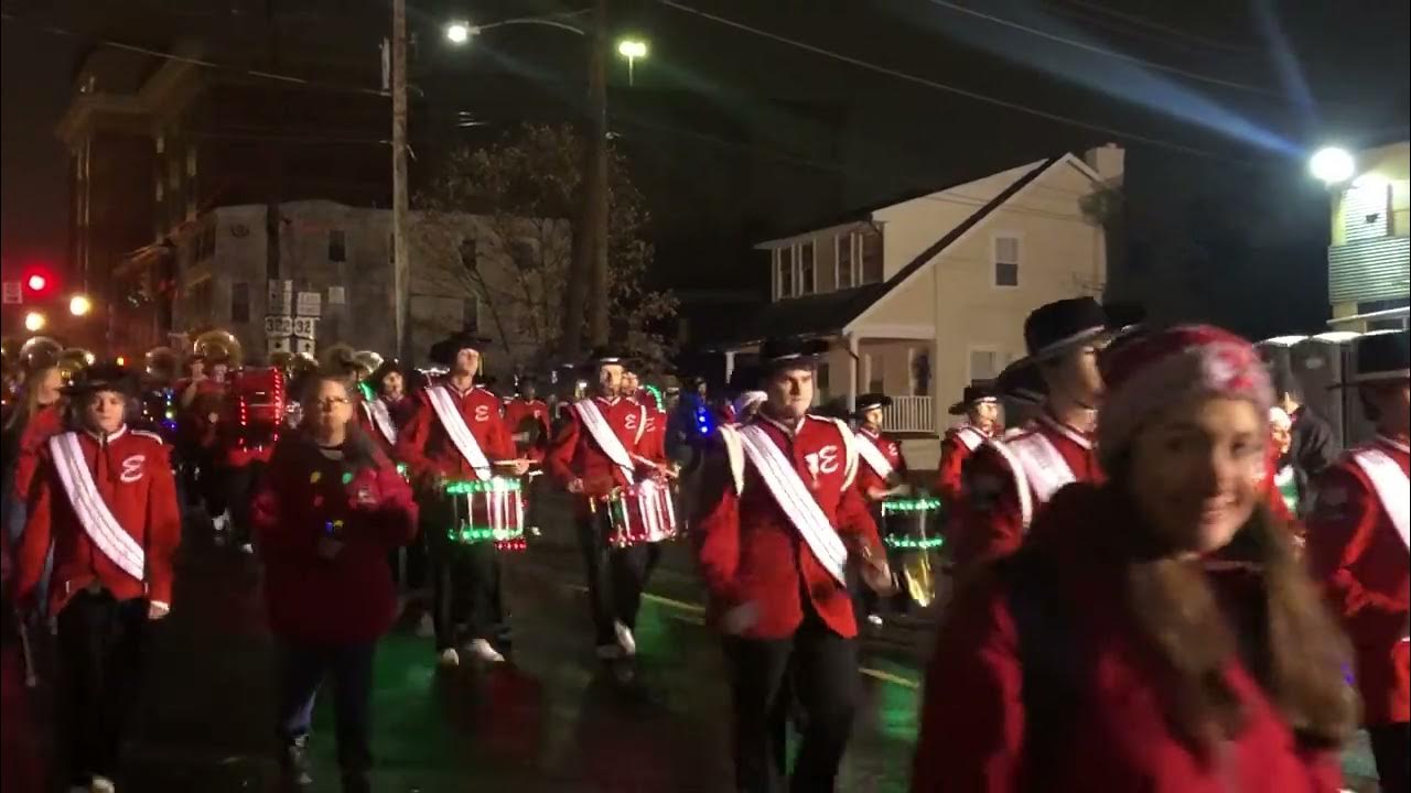 Easton Area High School Marching Band exiting the West Chester Holiday