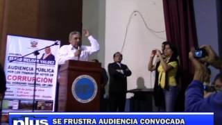 Se Frustra Audiencia Convocada Por Melgar En Huacho