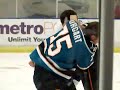 Burgart and McCue fight Sharks and Ducks prospects game