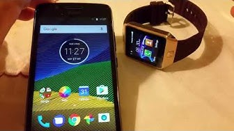 How to pair DZ09 Smart Watch to Moto G5