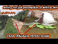 SERAM MANCING DI SINI !! sering ada penampakan, Jangan coba2 mancing sendiri disini !!! eel fishing