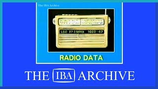 IBA Engineering Announcements - 20 August 1985 'Radio Data Tests'