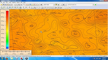 Create contour lines from Google Earth on AutoCAD by Using Global Mapper