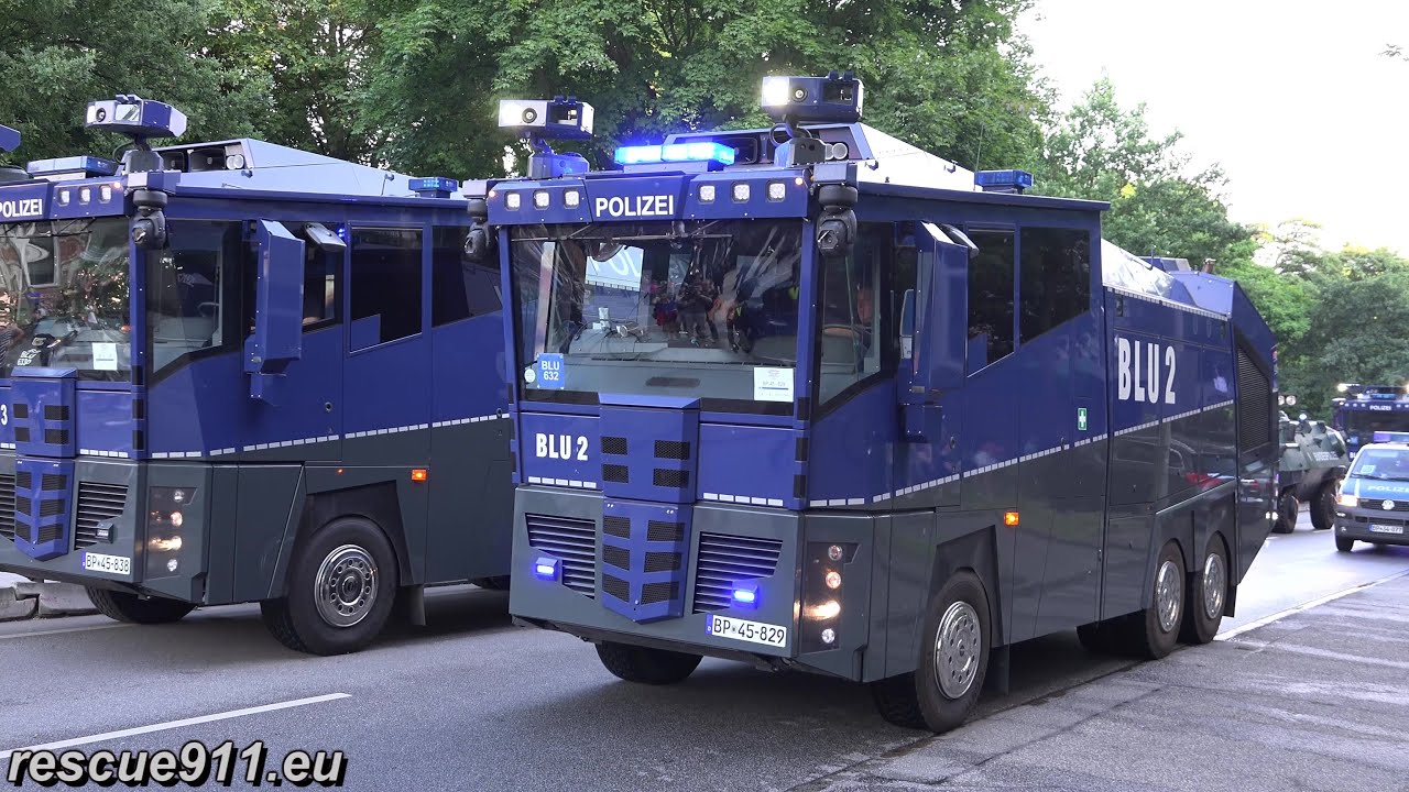 Polizei, Rettungsdienst, Feuerwehr - Hamburg G20 - Teil 1