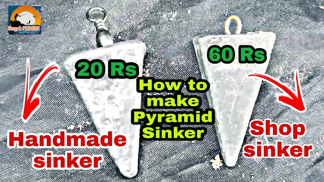 How to make Pyramid Sinkers in low cost, making cost 20 Rs only