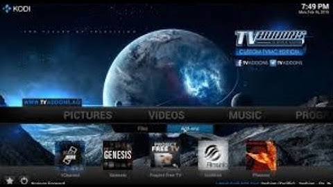 Kodi XBMC Add your favourite Add-on shortcuts to your homepage