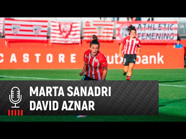 🎙 Marta Sanadri u0026 David Aznar | post Athletic Club 3-0 Sporting de Huelva | J4 Liga F class=