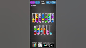 Ball Sort Puzzle Solution Level 384