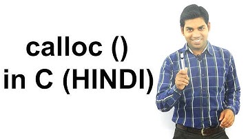 calloc() Function in C (HINDI)