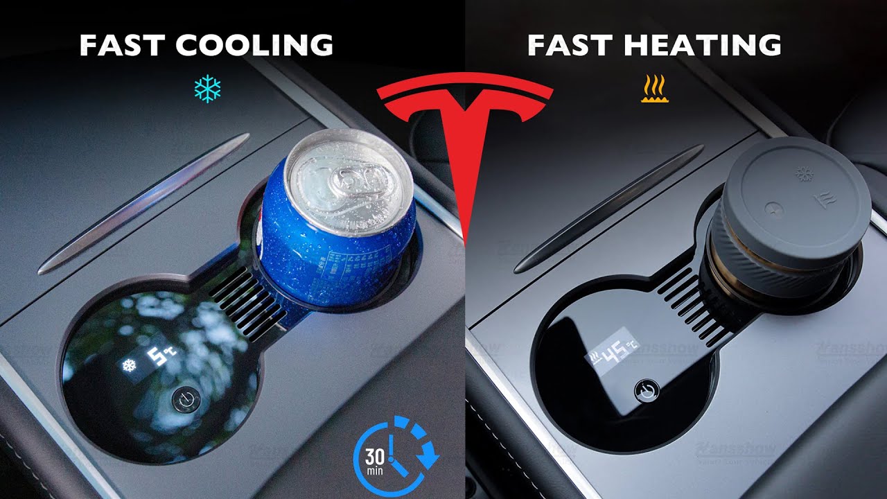 Retrofit Tesla Side Door Cup Holders V2 For Tesla Model 3 2017-2023