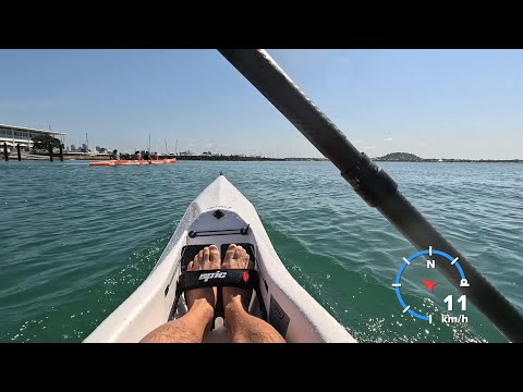 First paddle with